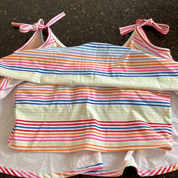 Kortni Jeane Swing Top, Small Stripes, M - Picture 3 of 5
